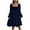 Velvet Dress for Women-A36 Navy, variant on Mifsaly Velvet Wedding Guest Dress Women Ribbed Square Neck Velour Elegant Dresses Loose Long Sleeve Evening Cocktail Party Gowns Travel Funny Festival Fashion Outfits Wine XXL