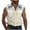 Beige, variant on VBTAPA Fashion Cargo Shirts for Men, Mens Trendy Casual Color Block Blouse Shirt Sleeveless Button Down Shirts Summer Lapel T Shirt on Sale Khaki L