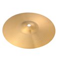 thumbnail image 4 of HEATSHAKING 1Pack Hand Cymbals in Golden Brass for Percussion Instrument 8 Inch, 4 of 7