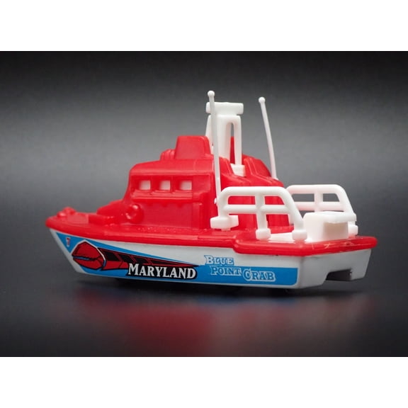 Open Box CRABBING BOAT MARYLAND RED 1/64 SCALE COLLECTIBLE DIORAMA PROP MODEL