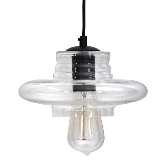 LumiSource Clear Torus Long Pendant Lamp