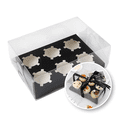thumbnail image 2 of Porta Cupcakes de Acetato – Set de 5 Bases Negro, 2 of 4
