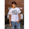 thumbnail image 3 of US Army Dad Military Father Star Logo Men Big & Tall Graphic Tee Brisco Brands 2X, 3 of 5