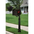 thumbnail image 3 of Special Lite Products SCB-1005-SPK600-BL Hummingbird Curbside Mailbox with Ashland Mailbox Post Unit - Black, 3 of 7