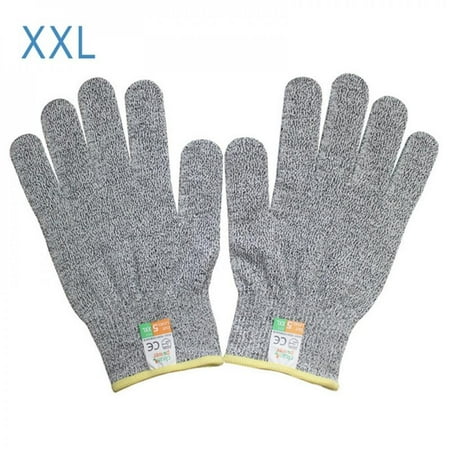 

Praeter 1Pair Protective Cutting Gloves HPPE Hand Protective Gardening Gloves Food Grade Gloves High Performance Level 5 Protect
