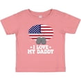 thumbnail image 3 of Inktastic I Love my Daddy Military Son Daughter Boys or Girls Baby T-Shirt, 3 of 5