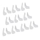 thumbnail image 3 of Juego de gafas de silicona de 10 piezas, puntas antideslizantes, cubiertas para lentes, mangas para las piernas, ganchos para las orejas Claro, 3 of 8