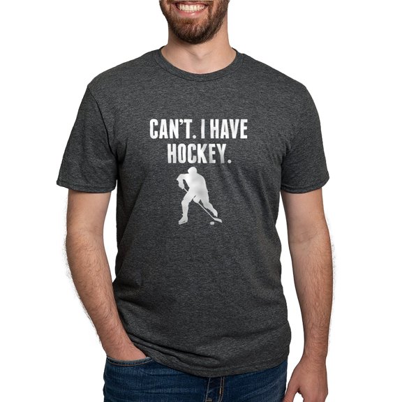 CafePress - Cant I Have Hockey T Shirt - Mens Tri-blend T-Shirt
