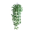 thumbnail image 2 of Beautynvta Fake Plants Hanging, Artificial Vines Plastic Wall Hanging Plants, Green Artificial Leaves Garland for Living Room Indoor Outdoor Decor, 37.4'' Length, 2 of 8