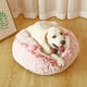 thumbnail image 4 of Calmante perro Camas y gato cueva cama con capucha cubierta, para mascotas pequeñas, antideslizante Cuero no original mullida cama, diámetro exterior 40cm, 4 of 5