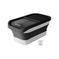 thumbnail image 3 of CHOK Dog Cat Food Storage Container  Food Storage Box  22lbs Large Capacity Kitchen Rice Bin  Collapsible Dog Food Container for Pet Food  Flour Khaki, 3 of 10
