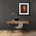 thumbnail image 4 of Anna Berent 20x24 Black Modern Framed Museum Art Print Titled - Portrait of a Man (Renaissance Type), 4 of 5