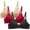 Black,Red,Khaki, variant on TMOYZQ 3 Pack Women's Comfort Wireless Bras Full-Coverage Seamless Lightly Lined T-Shirt Bra No Underwire Support Bralette Soft Stretch Convertible Everyday Bra