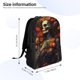 thumbnail image 4 of Balery Vintage Floral Skull Mochila - Mochila Estilosa y Duradera para Laptop de 15 Pulgadas con Tela Oxford Impermeable, 4 of 8