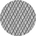 thumbnail image 1 of Ahgly Company Machine Washable Indoor Round Transitional Silver Gray Area Rugs, 4' Round, 1 of 7