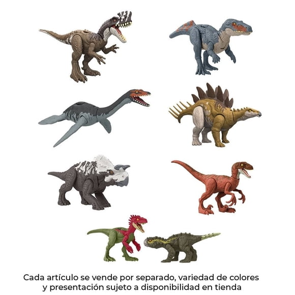 Dinosaurio de Juguete Jurassic World Jurassic World Peligro Varios Modelos 1 Pieza
