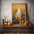 thumbnail image 6 of Ghost In The Sunflower Field Poster Print,Gothic Art Poster, Art Poster Print, Haunting Ghost, Halloween Decor,Field Art Poster, 6 of 7