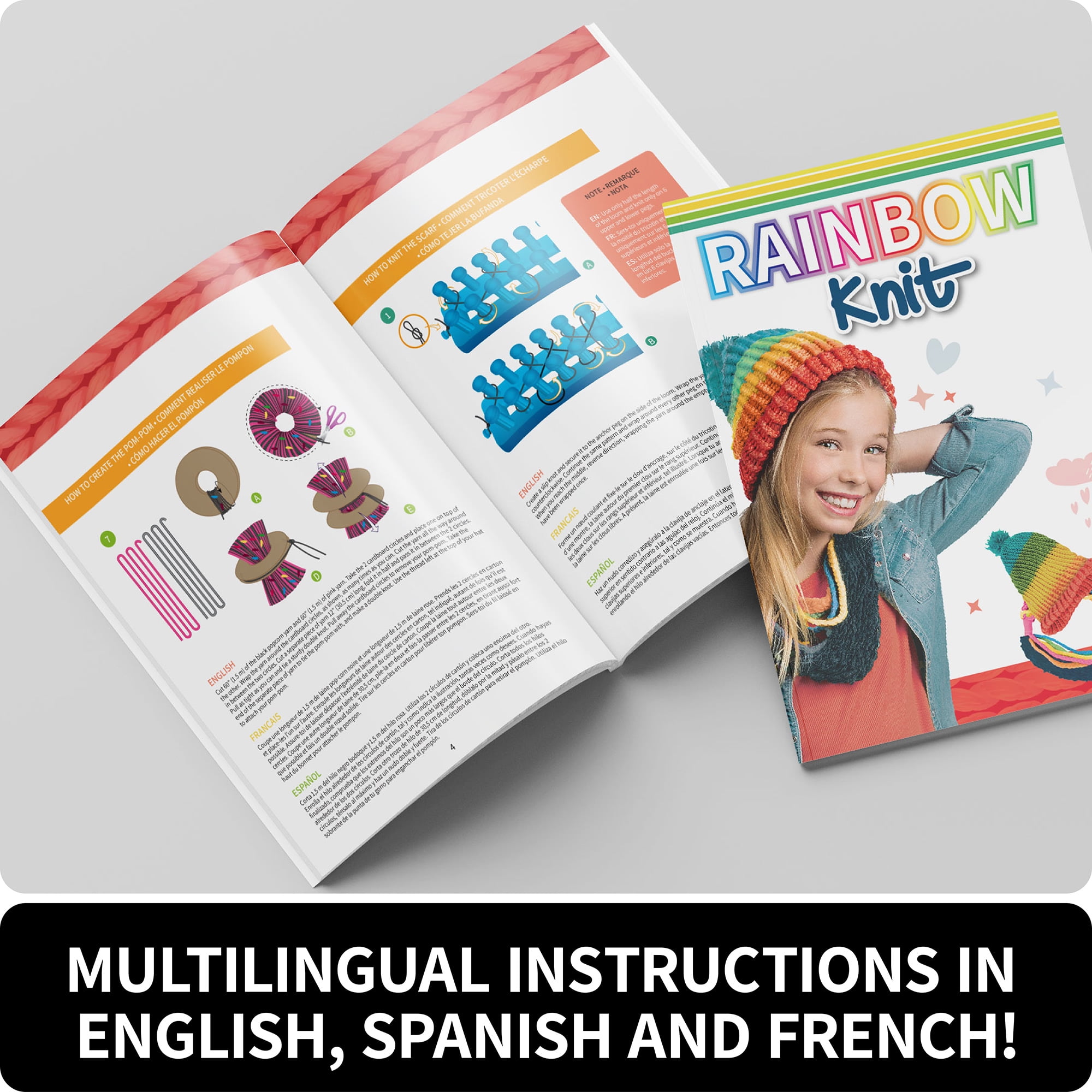 Style Me Up, Rainbow Knitting, Kids Knitting