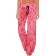 thumbnail image 2 of Tplvbz Halloween Pajama Pants Women - Spooky Print Lounge Pants for Women, Soft Pj Pants Comfy Elastic Waist Sleepwear, Womens Halloween Pj Pants, Cozy Pajama Pants for Fall & Holiday Pink M, 2 of 5