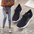 thumbnail image 4 of huanledash Women Casual Walking Sneakers Lace Up Soft Shoes Mesh Breathable Shoes Trainers, 4 of 8