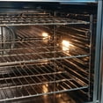 thumbnail image 6 of 38 in. Full Size Single Deck Commercial Natural Gas Convection Oven 54,000 BTU with Casters (KM-CCO54-NGC), 6 of 11