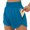 A, variant on Women's High Waist Quick Dry Running Shorts with Double Layer Inner Coverage and Side Zippers Pockets