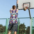 thumbnail image 5 of Sikiie Starfish And Turtle Basketball Jersey Reversible Men's Mesh Athletic Sports Shirts Training Practice S-4XLXX-Large, 5 of 6