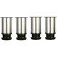 thumbnail image 1 of patas ajustables de 8 cm de altura, patas de gabinete gruesas, patas de mesa, patas de muebles, acero inoxidable cepillado, altura ajustable de 0 a 15 mm, vienen con tornillos de acero inoxidable, 1 of 5