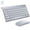 Black, variant on Mini Wireless Keyboard and Mouse Set, 2.4G Slim Compact Waterproof Combo with 33ft Range, for Mac, Apple TV, PC, Laptop, Desktop Computer