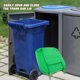 thumbnail image 3 of BESTYASH De Plástico Verde Para Bote De Basura Exterior Con Fuerte Y Fácil Limpieza, 3 of 8