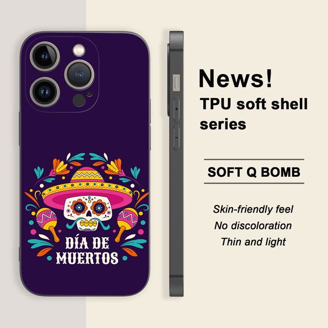 Mejore el aspecto de su iPhone con una funda de TPU con estampado de dibujos animados simple y creativa