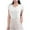 #4-White, variant on Women's Short Sleeve T-shirt Casual Solid Color V-Neck T-shirt Home Blouses
