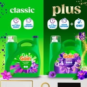 Gain Plus Laundry Detergent Liquid, Now with Odor Defense + OXI, Moonlight Breeze Scent, 99 fl oz, 75 Loads