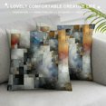thumbnail image 3 of PHYHOO Short Plush Pillow Covers Abstract Oil Painting Square Pillow Case for Bedroom, Sofa, Car Decoration,Various sizes available, 3 of 5