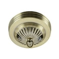 thumbnail image 2 of Aspen Creative 21513-21 Traditional Fixture Canopy Kit, 5" Diameter with Loop, 7/16" Center Hole, Antique Brass, 1 Sets/Pack, 2 of 5