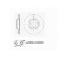 thumbnail image 4 of Winstop Brake Rotor, Front WS250357, Audi Q5 2017-2013, 4 of 4