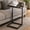 Brown-b, variant on TV Tray Table, Adjustable Height & 0-60° Tilt C Table for Sofa | TV Dinner Tray Table & Couch Table for Eating, Reading and Laptop Use, Stopper Ledge, 15.75 x 11.81 in, Black