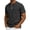 Black, variant on Distressed Henley Shirts for Men Vintage Classic Fit Short Sleeve 1/4 Button V Neck Washed Denim T-Shirts Retro Acid Wash Solid Tee Top with Pocket