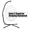 thumbnail image 5 of Aoodor Metal Chair Hammock Stand, Heavy Duty Egg Chair Stand Frame Only, Black, 5 of 12