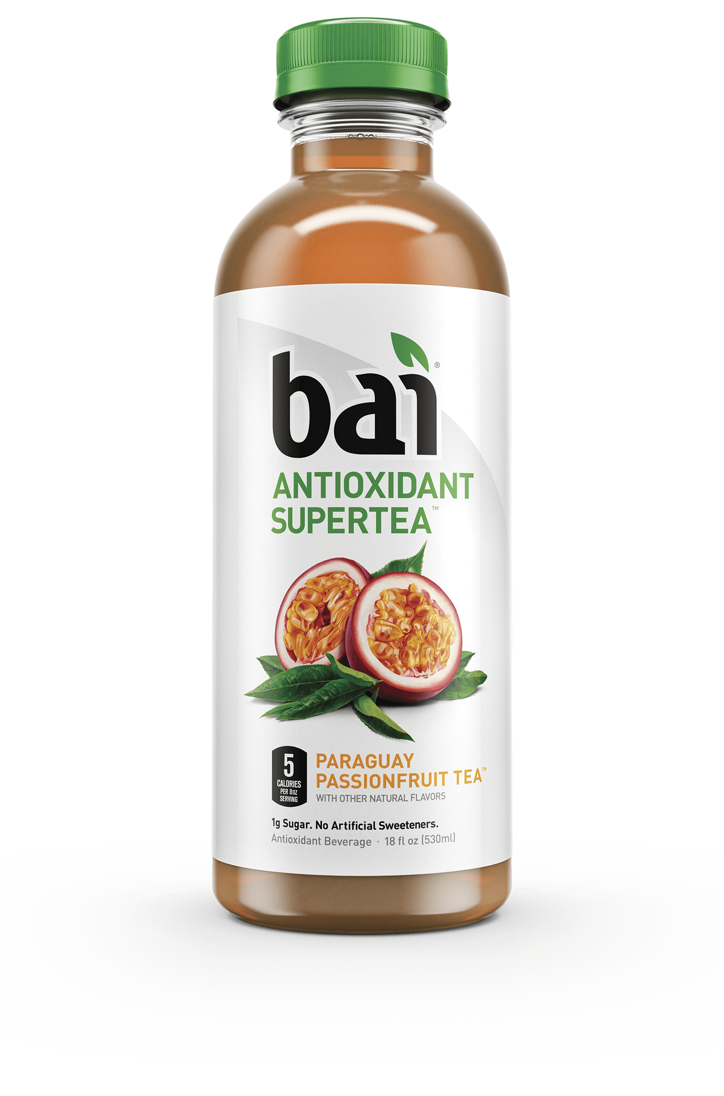 Bai Supertea Paraguay Passionfruit Tea, 18 Fl Oz, 12 Ct