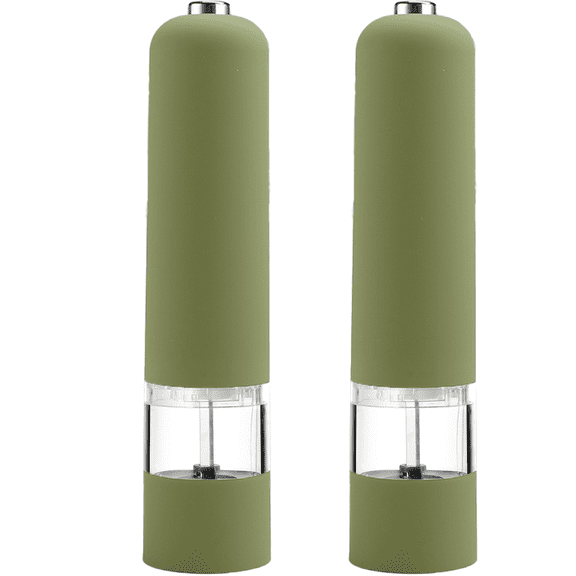 Electric Salt & Pepper Grinders Duo with Bonus Stand
