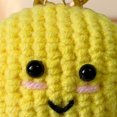 thumbnail image 2 of Lindo llavero tejido a mano apoyo emocional divertido pepino encurtido animar regalos, 2 of 7