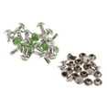 thumbnail image 4 of Rongfmy 20 Ensembles Rivets Turquoise en Plastique pour Sac Bricolage Cuir Vert Clair, 4 of 6