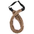 thumbnail image 2 of SEGO Synthetic Hair Braided Headband Classic Chunky Wide Plaited Braids Elastic Stretch Hairpiece Beauty accessory, 2 of 7