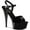 Black/Black, variant on Women's Pleaser Captiva 609