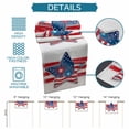 thumbnail image 6 of Patriotic USA Flag Table Runner 90 Inches, Independence Day Firework Red Striped Bed Runner Dresser Scarves Tabletop for Indoor Outdoor Parties/Ceremony/Banquet, 13" x 90", 6 of 9