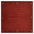 thumbnail image 3 of Rugsotic Carpets Handmade Rugs Hand Knotted Loom Square 8'x8' Red Wool for Indoor Use, 3 of 5