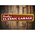 thumbnail image 1 of Classic Garage Novelty Sign, Metal Wall Decor - 4x18 inches, 1 of 4