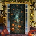 thumbnail image 5 of JoyMoreHome Halloween Theme Door Cover, 35.4x71 Inch, Backdrop Background Decor for Halloween Party, Indoor Outdoor Door Cover Decorations, 5 of 6