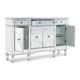 thumbnail image 4 of Pemberly Row Mirrored Wood Console in Silver, 4 of 12